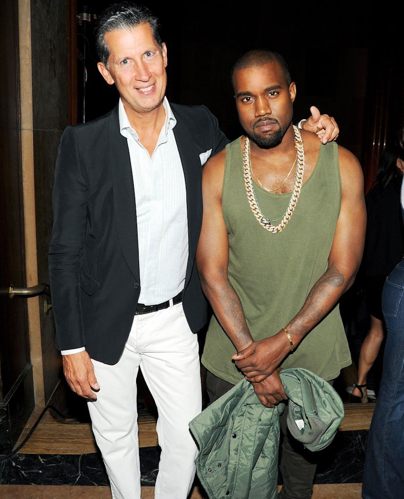 Stefano Tonchi and Kanye West