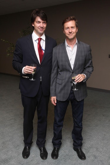 Edward Norton (right)