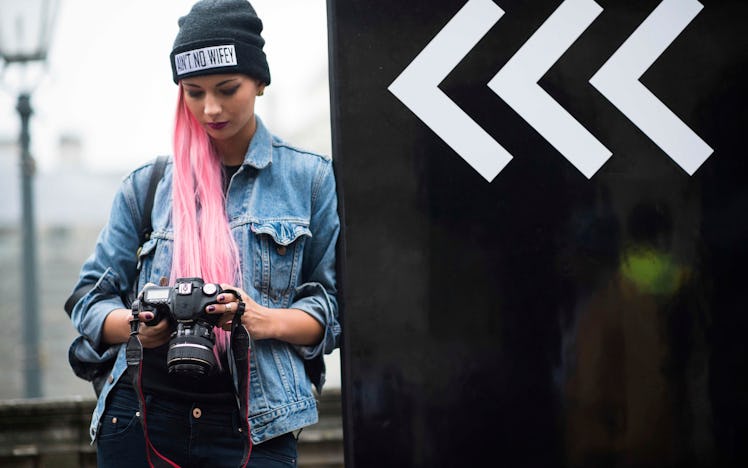 London Fashion Week Spring 2014 Street Style, Day 1