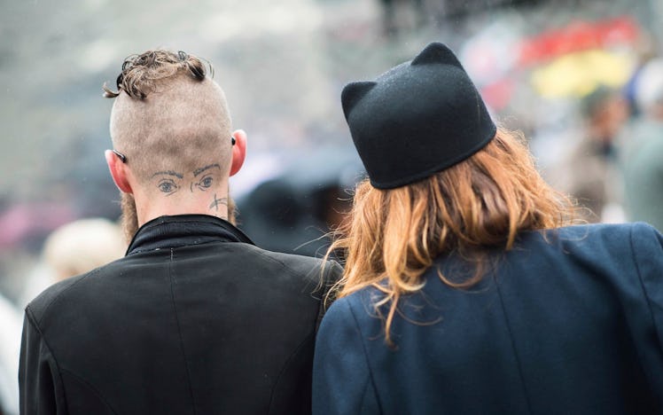 London Fashion Week Spring 2014 Street Style, Day 1