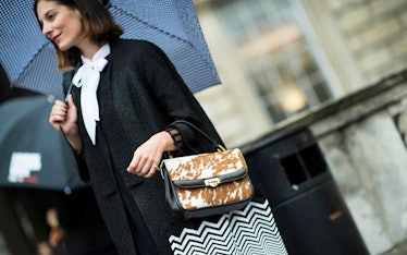 London Fashion Week Spring 2014 Street Style, Day 1