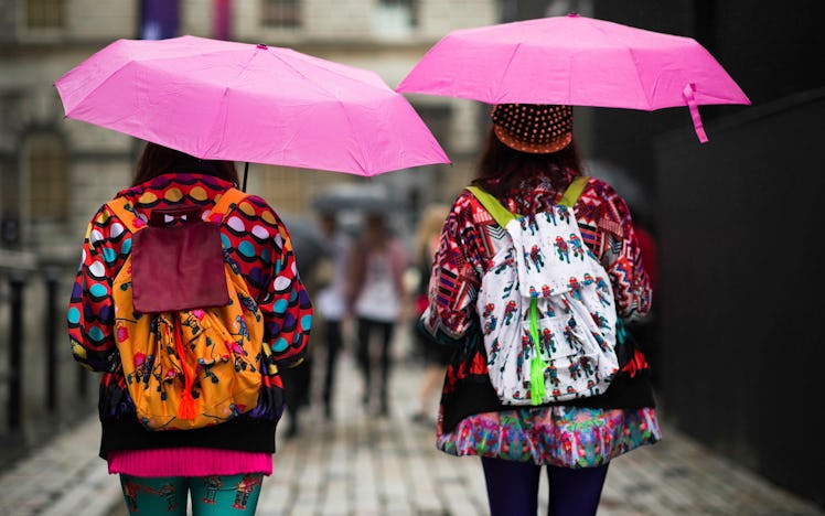 London Fashion Week Spring 2014 Street Style, Day 1