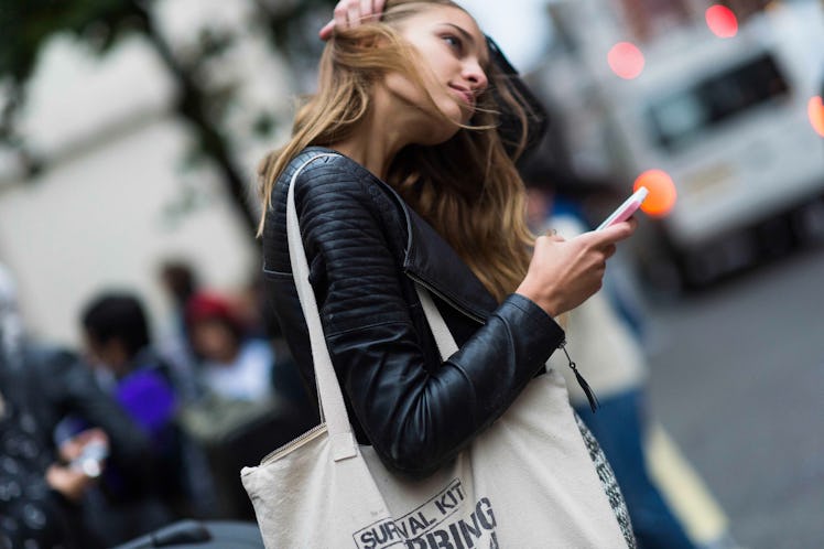 London Fashion Week Spring 2014 Street Style, Day 2