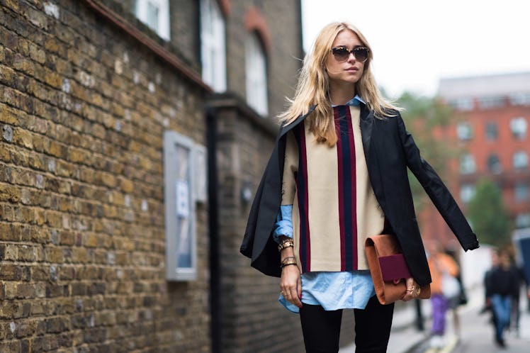 London Fashion Week Spring 2014 Street Style, Day 2