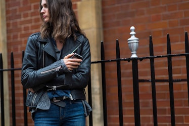 London Fashion Week Spring 2014 Street Style, Day 2