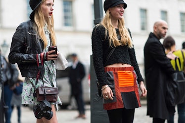 London Fashion Week Spring 2014 Street Style, Day 2