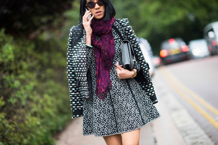 London Fashion Week Spring 2014 Street Style, Day 3