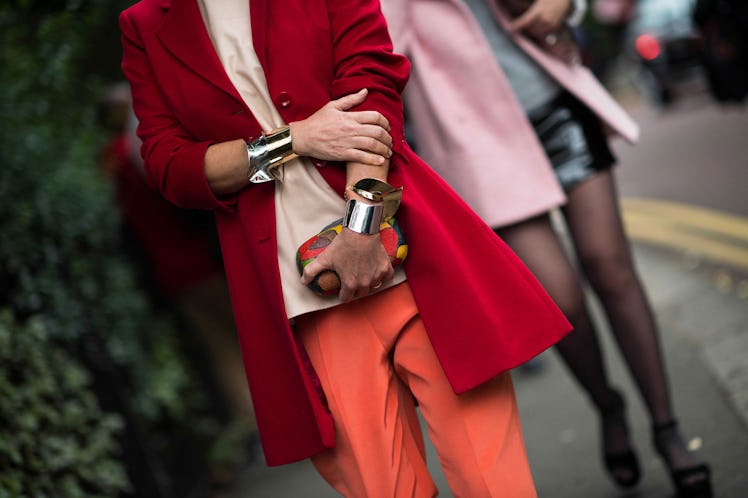 London Fashion Week Spring 2014 Street Style, Day 3