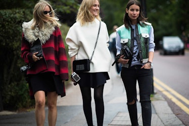 London Fashion Week Spring 2014 Street Style, Day 3