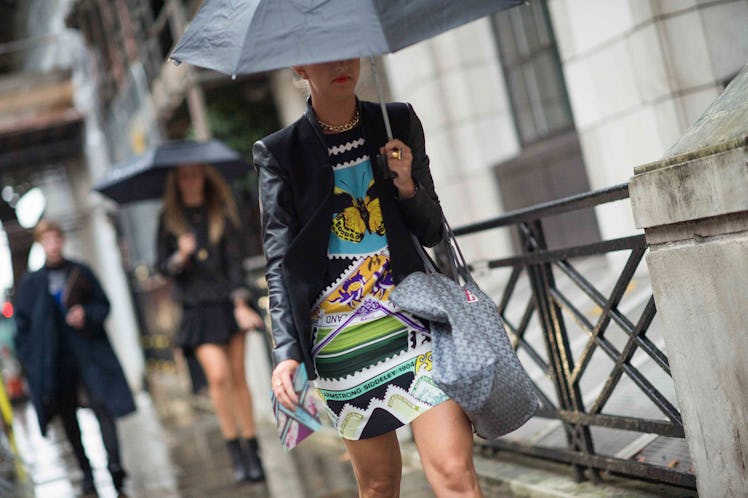 London Fashion Week Spring 2014 Street Style, Day 3