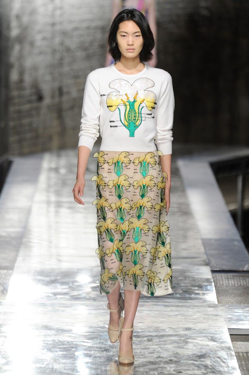 Christopher-Kane-Spring-2014-floral-dress
