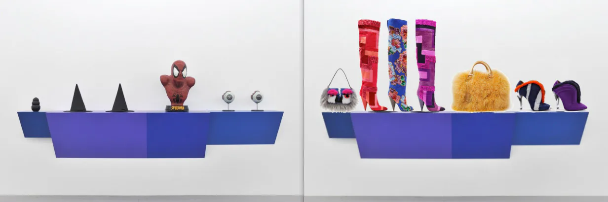 Still Life with Fendi Fur Boots