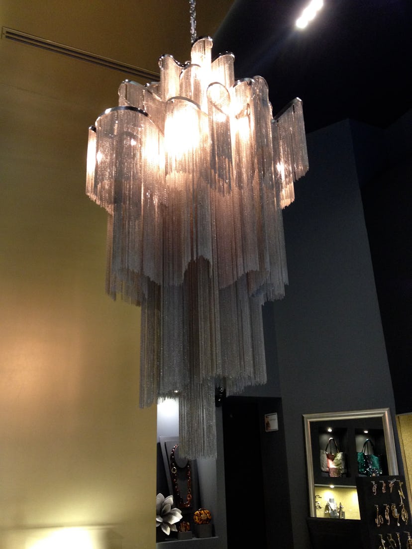 Store chandelier
