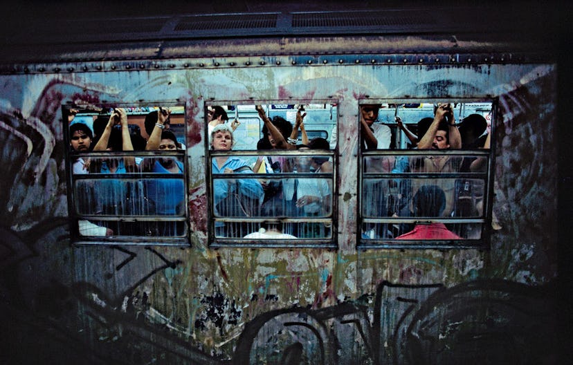 "Subway, New York City, 1980" by Bruce Davidson