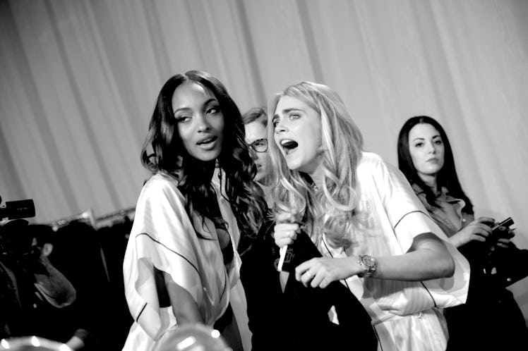 Jourdan Dunn and Cara Delevingne.