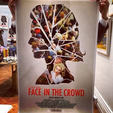 The 'Face in the Crowd' poster design by Mustaa Luntaa at the Corcoran Gallery