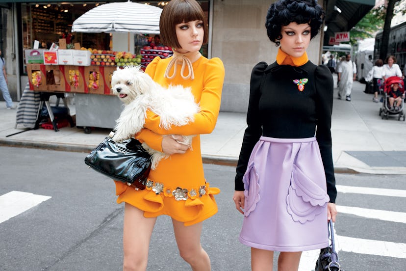 Giving a helping hand in July 2010’s “Lunch Break,” shot by Terry Richardson and styled by Alex Whit...