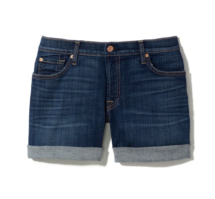 7 For All Mankind shorts, $159, 7forallmankind.com.