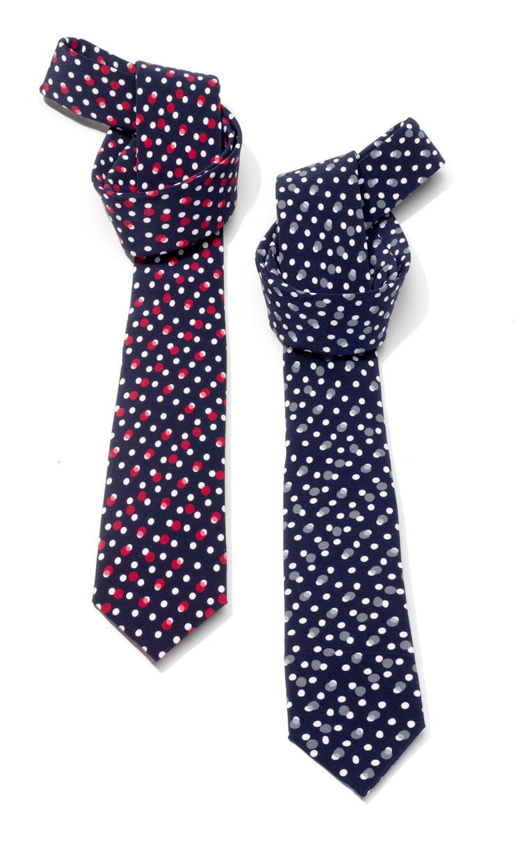 Alexander Olch neckties, $160 each, olch.com.