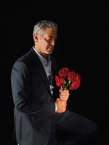 George Clooney Polka Dot By Yayoi Kusama For W Magazine Unframed #81579