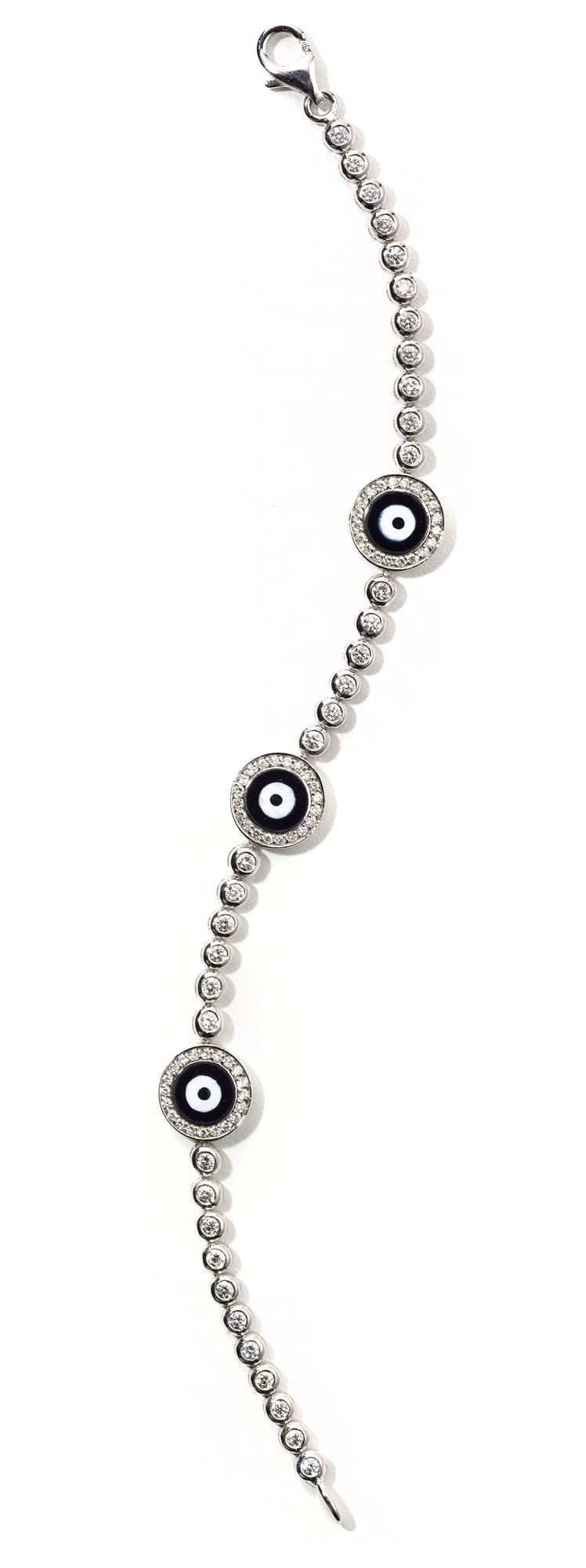 Aaron Basha gold, enamel, and diamond bracelet, $12,800, aaronbasha.com.