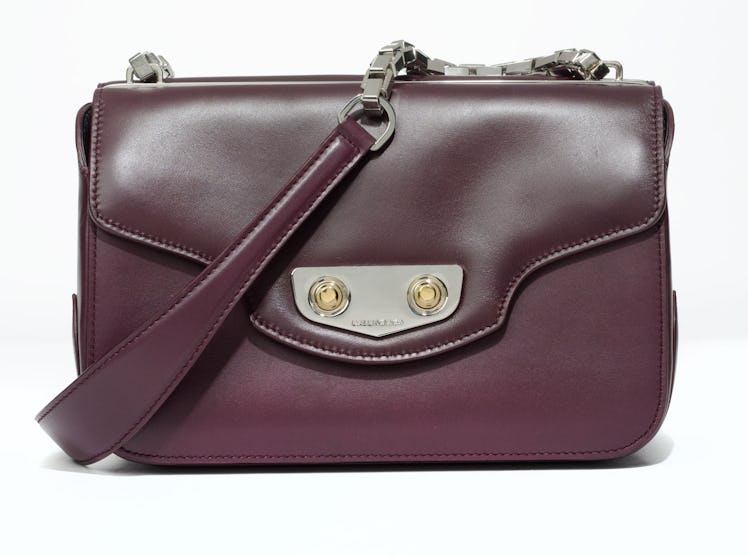 Balenciaga bag, $2,550, similar styles at Bergdorf Goodman, New York.