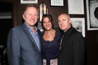 Nick Jones, Tracey Emin, and Damien Hirst. Photo by Getty Images.