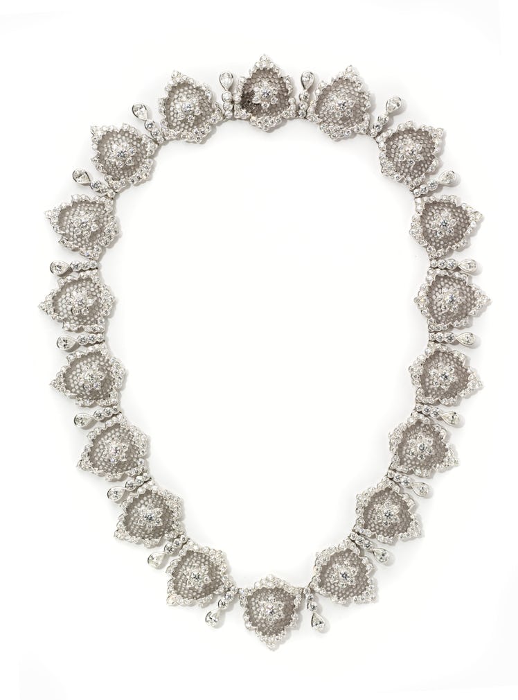 Buccellati gold and diamond necklace, price upon request, by special order, Buccellati, New York.