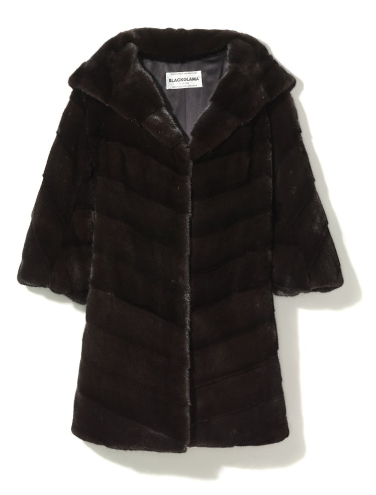 Blackglama coat, $22,500, the Fur Salon at Saks Fifth Avenue.