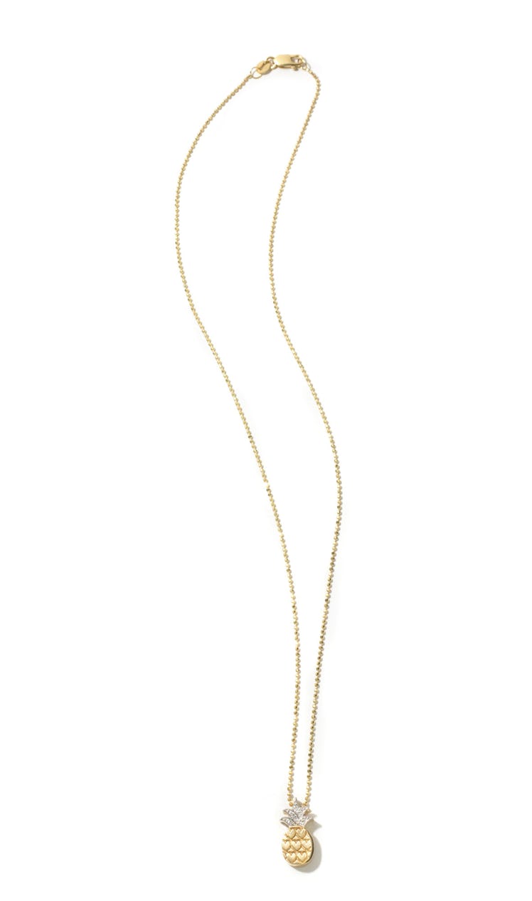 Alex Woo gold and diamond necklace, $998, alexwoo.com.