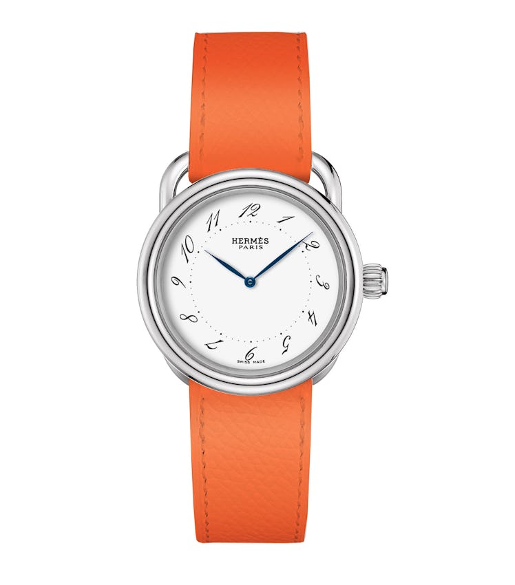 Hermès steel watch, $2,650, hermes.com.