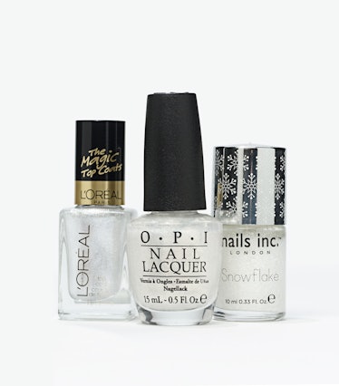(From left) L’Oréal Paris Colour Riche Nail Magic Top Coat in True Diamond, $7, [lorealparisusa.com]...