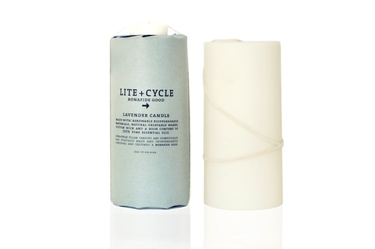 Lite + Cycle Lavender Candle, $36/68, [liteandcycle.com](http://www.liteandcycle.com).
