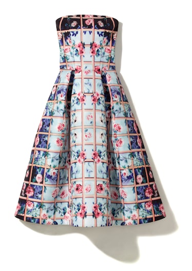 Mary Katrantzou dress, $5,210, Neiman Marcus, 888.888.4757.