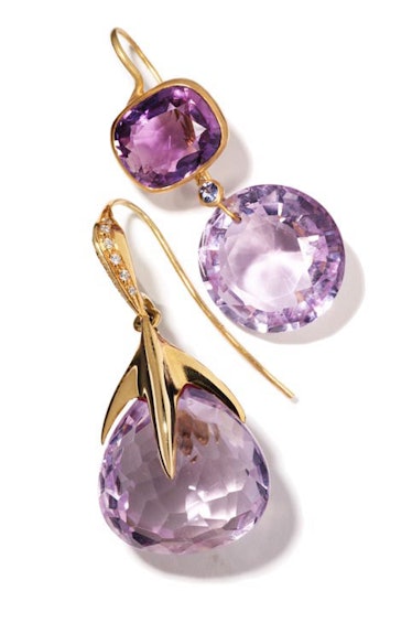 __For My Mom__  
  
A perfectly dazzling little something in a deep shade of purple.  
  
 Earrings,...