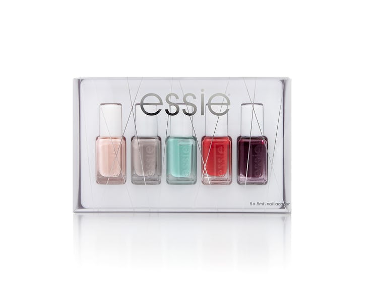 Essie Holiday Collection, $15, [essie.com](http://www.essie.com).