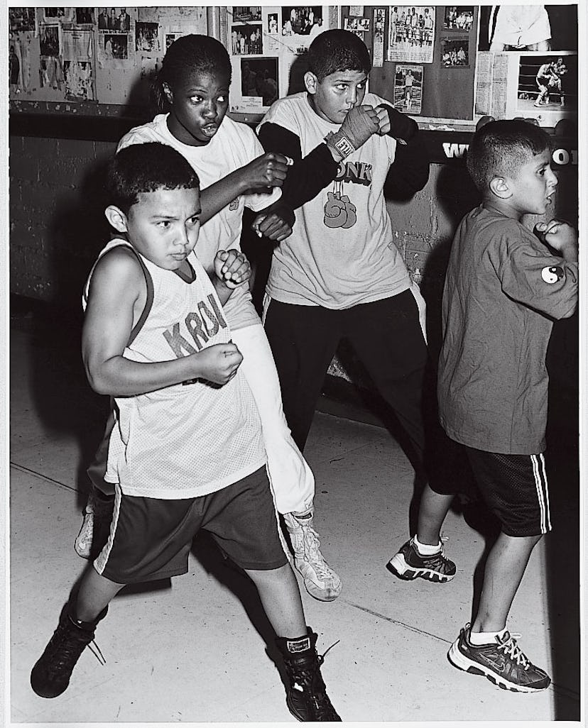 Throwing punches in “Welcome to the Motor City,” shot by Bruce Weber and styled by Camilla Nickerson...