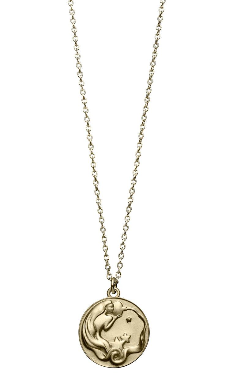 __For the earthy girl:__ Minor Obsessions by Finn 10k gold Zodiac necklaces (Aquarius shown), $995 e...