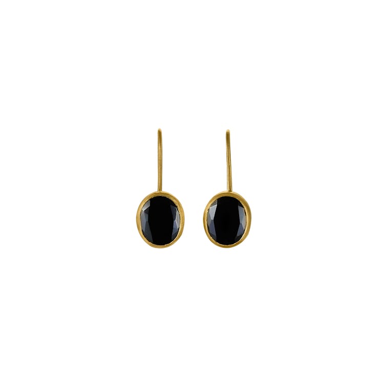 __For the classic girl:__ Eli Halili 24k gold and onyx earrings, $950, [elihalili.com](http://www.el...