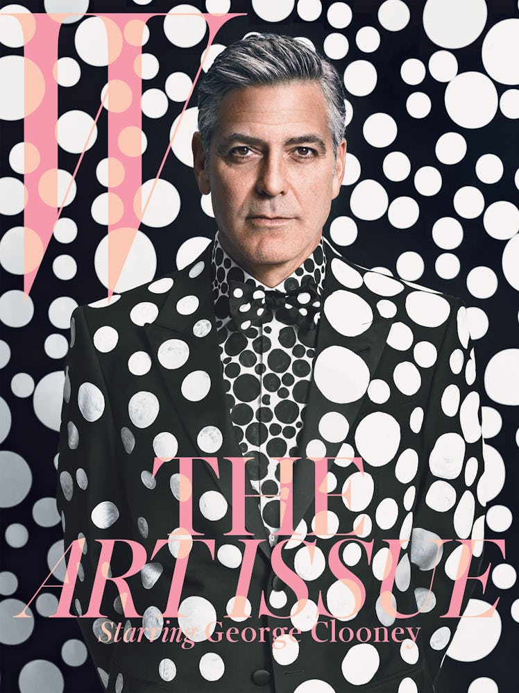 George Clooney on the cover of W's December/January issue