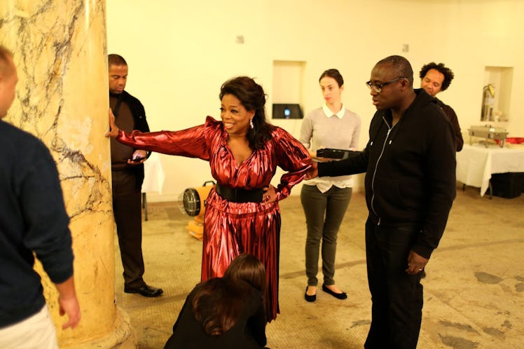 Oprah Winfrey and Edward Enninful.