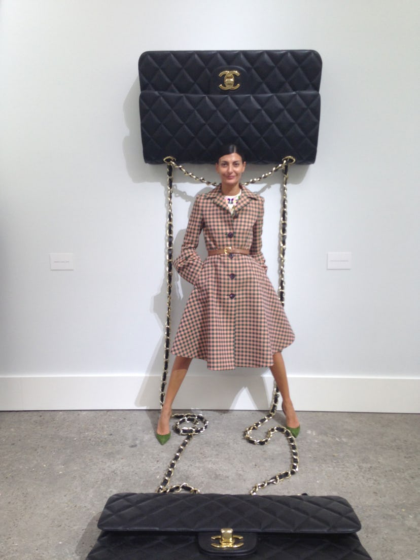 “For his spring 2014 Chanel show, Karl Lagerfeld transformed the Grand Palais in Paris into a huge a...