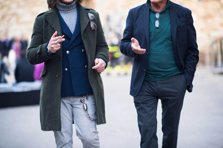 Pitti Uomo Fall 2014 Street Style Day 1.