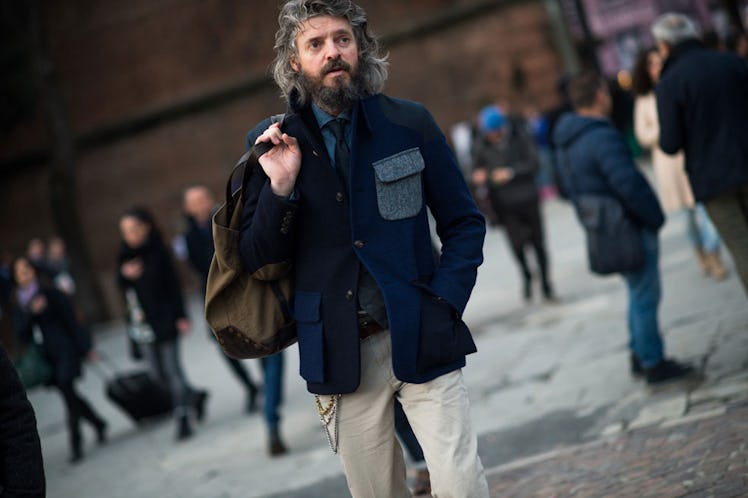 Pitti Uomo Fall 2014 Street Style Day 3.