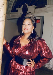 Oprah Winfrey in Lanvin.