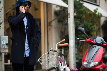 Milan Men's Fashion Week Fall 2014 Street Style Day 1.