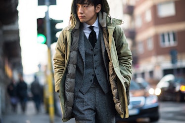 Milan Men's Fashion Week Fall 2014 Street Style Day 2.