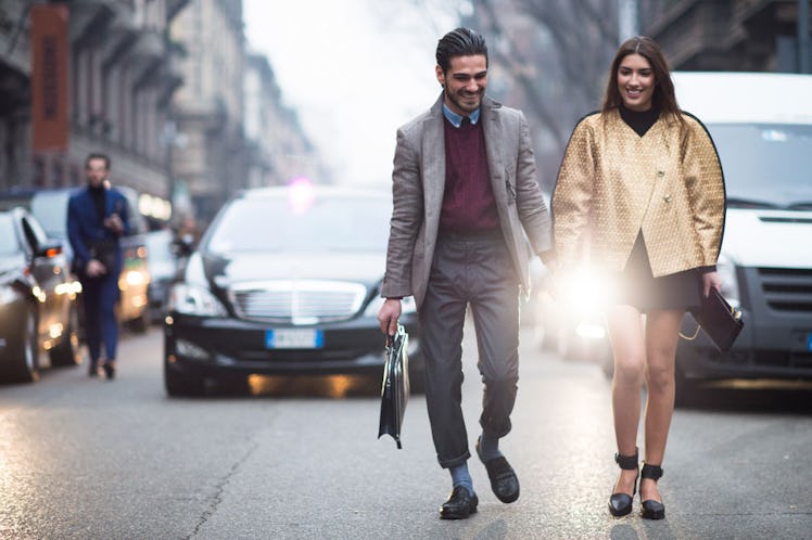 Milan Men's Fashion Week Fall 2014 Street Style Day 2.