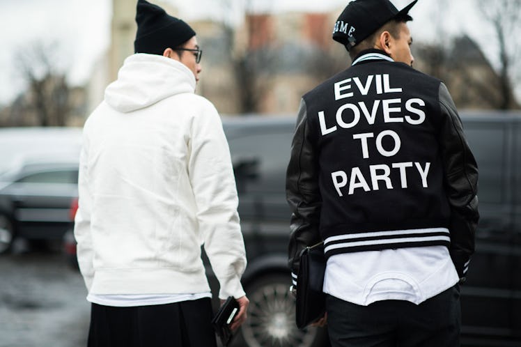 Paris Men's Fashion Week Fall 2014 Street Style Day 1.