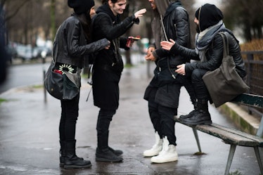 Paris Men's Fashion Week Fall 2014 Street Style Day 1.